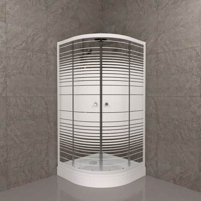 Душевой уголок Triton Стандарт А 90x90 (полосы)