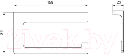 Держатель для туалетной бумаги IDDIS Slide SLIGM00i43
