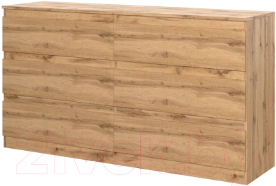 Комод НК Мебель Stern Т-6 6-я / 72676283 (16мм, дуб вотан) - фото