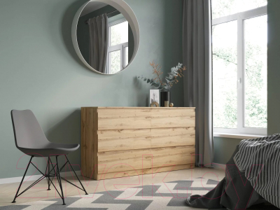 Комод НК Мебель Stern Т-6 6-я / 72676283 (16мм, дуб вотан)