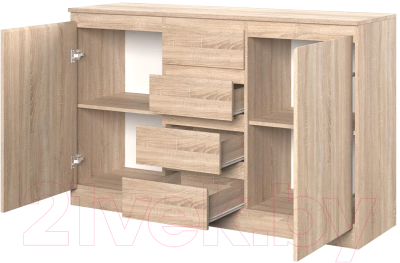 Тумба НК Мебель Stern Т-4 4-я / 72676280 (16мм, дуб сонома)