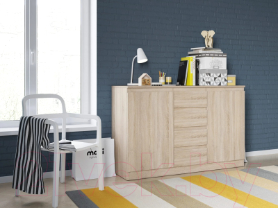 Тумба НК Мебель Stern Т-4 4-я / 72676280 (16мм, дуб сонома)