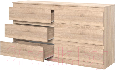 Комод НК Мебель Stern Т-6 6-я / 72676282 (16мм, дуб сонома)