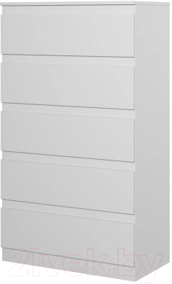 Комод НК Мебель Stern Т-8 5-я / 72676244 (16мм, белый) - фото