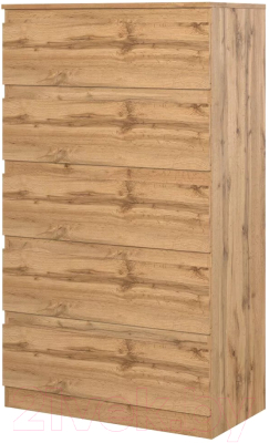 Комод НК Мебель Stern Т-8 5-я / 72676287 (16мм, дуб вотан) - фото