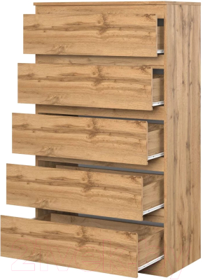 Комод НК Мебель Stern Т-8 5-я / 72676287 (16мм, дуб вотан)