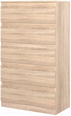 Комод НК Мебель Stern Т-8 5-я / 72676286 (16мм, дуб сонома) - фото