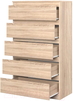 Комод НК Мебель Stern Т-8 5-я / 72676286 (16мм, дуб сонома)