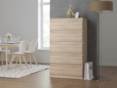 Комод НК Мебель Stern Т-8 5-я / 72676286 (16мм, дуб сонома)