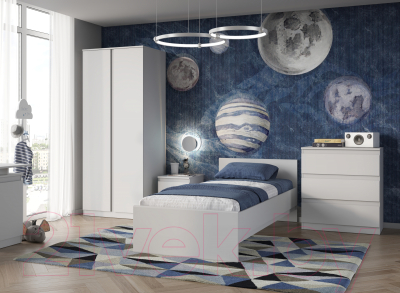 Шкаф НК Мебель Stern 2-х дверный / 72676501 (белый)