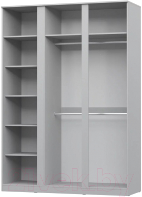 Шкаф НК Мебель Stern 3-х дверный с зеркалом / 72676504 (белый)