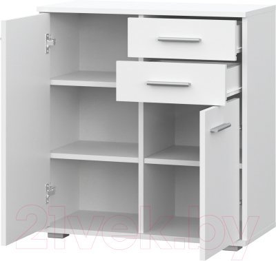 Тумба НК Мебель Fun КД-2 / 71336951 (белый)