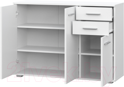 Тумба НК Мебель Fun КД-3 / 71336952 (белый)