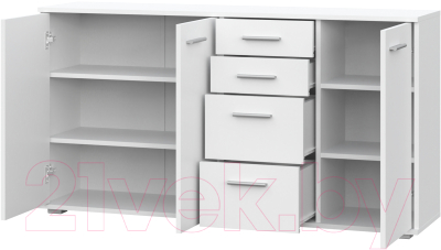 Тумба НК Мебель Fun КД-4 / 71336953 (белый)