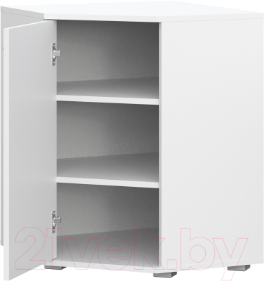 Тумба НК Мебель Fun КД-5 угловой / 71336954 (белый)