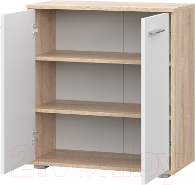 Тумба НК Мебель Fun КД-1 / 71336955 (дуб сонома/белый)