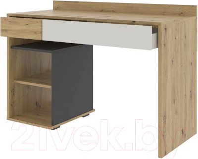 Письменный стол НК Мебель Kubo / 71705576 (артизан/черный/серый)