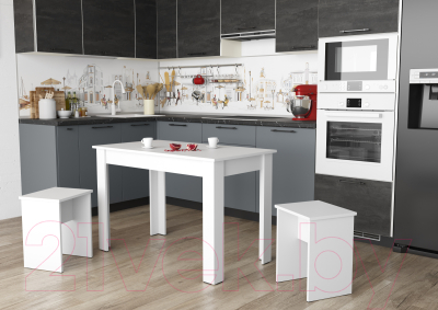 Обеденный стол НК Мебель Stern / 72675814 (белый)