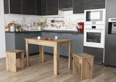 Обеденный стол НК Мебель Stern / 72675815 (дуб вотан)