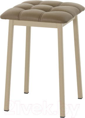Табурет AMC Comfort 7К10.4 (кожзам какао/капучино) - фото