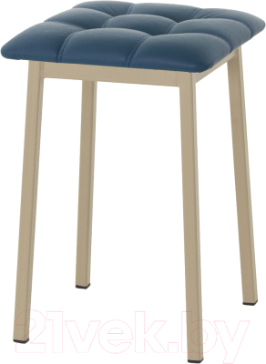 Табурет AMC Comfort 7К10.13 (кожзам атлантик/капучино) - фото