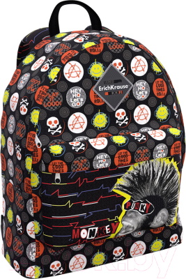 Рюкзак Erich Krause EasyLine 17L Punky Monkey / 56846 - фото