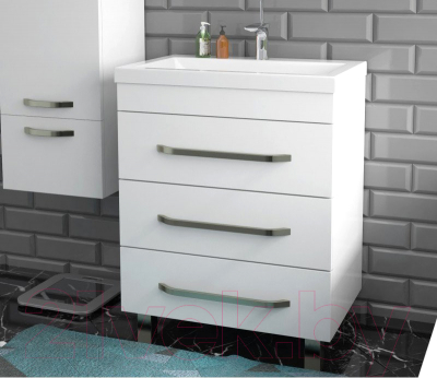 Тумба под умывальник Эстет Рава 90 (3 ящика)