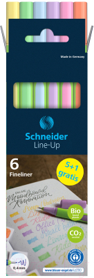 Набор капиллярных ручек Schneider Line-Up Pastel / 191085