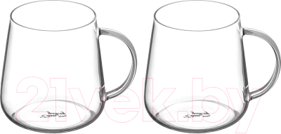 Набор кружек Elan Gallery Crystal Glass / 360131 - фото