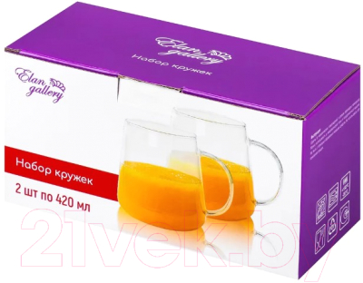 Набор кружек Elan Gallery Crystal Glass / 360131