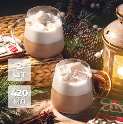 Набор кружек Elan Gallery Crystal Glass / 360131