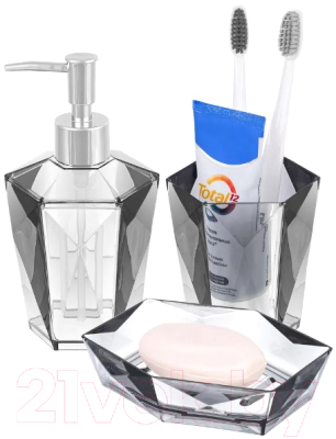 Набор аксессуаров для ванной Elan Gallery Кристалл 200203