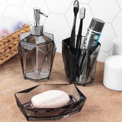 Набор аксессуаров для ванной Elan Gallery Кристалл 200203