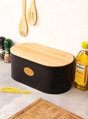 Хлебница Elan Gallery 240179 (черный)