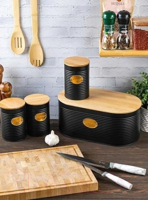 Хлебница Elan Gallery 240179 (черный)