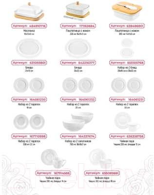 Набор для чая/кофе Elan Gallery Розы 540279