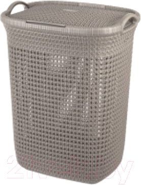 Корзина для белья El Casa Паола 640312 (латте) - фото