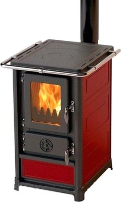 Печь отопительно-варочная MBS Olymp L (красный) - фото