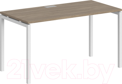 Письменный стол Norden 120x60x75 / SG.201.OD.44.WH (дуб темный/белый) - фото