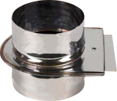 Задвижка дымохода Гефест Сталь 115 AISI 430/0.8мм - фото