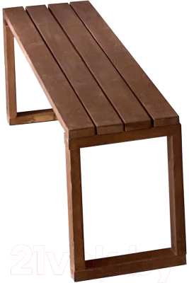 Скамья садовая Dyatel С прямоугольными ногами сосна