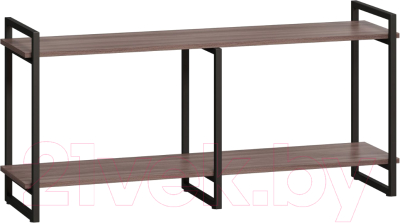 Тумба Loftyhome Мальборк 2 ТВ / 1627921 (шимо темный) - фото