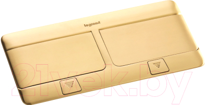 Блок розеточный Legrand 54018 (латунь) - фото