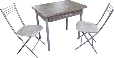 Обеденный стол Древпром М20 ДП1-02-05 90-120x60