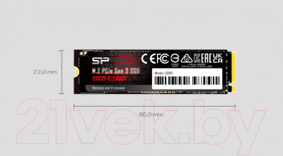 SSD диск Silicon Power UD80 1TB (SP01KGBP34UD8005)