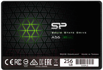 SSD диск Silicon Power A56 256Gb (SP256GBSS3A56B25) - фото