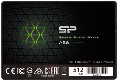 SSD диск Silicon Power A56 512GB (SP512GBSS3A56A25) - фото