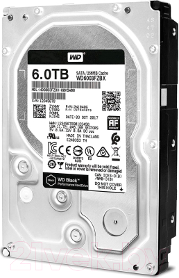 Жесткий диск Western Digital Black 6TB SATA III (WD6003FZBX) - фото