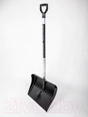 Лопата для уборки снега Berchouse №1 (с алюминиевым наконечником и черенком)