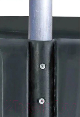 Лопата для уборки снега Berchouse №2 (с алюминиевым наконечником и черенком)